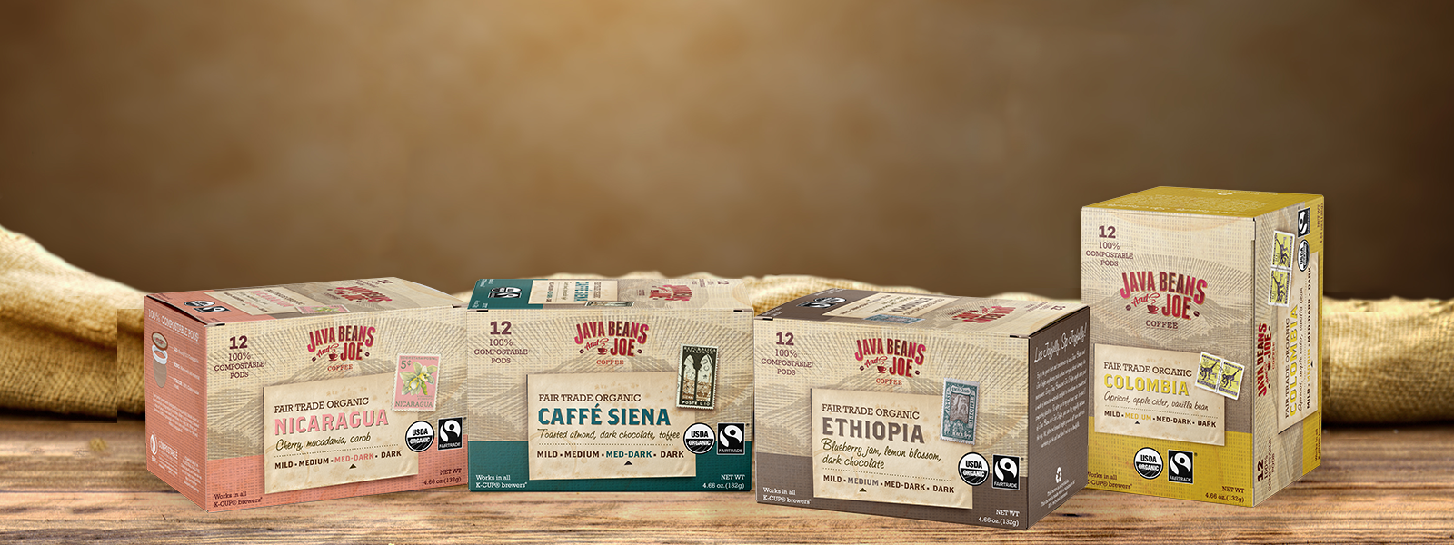 Java Beans and Joe Coffee Beans from the best regions in the world