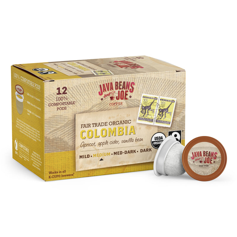 Medium Roast Java Beans and Joe Coffee